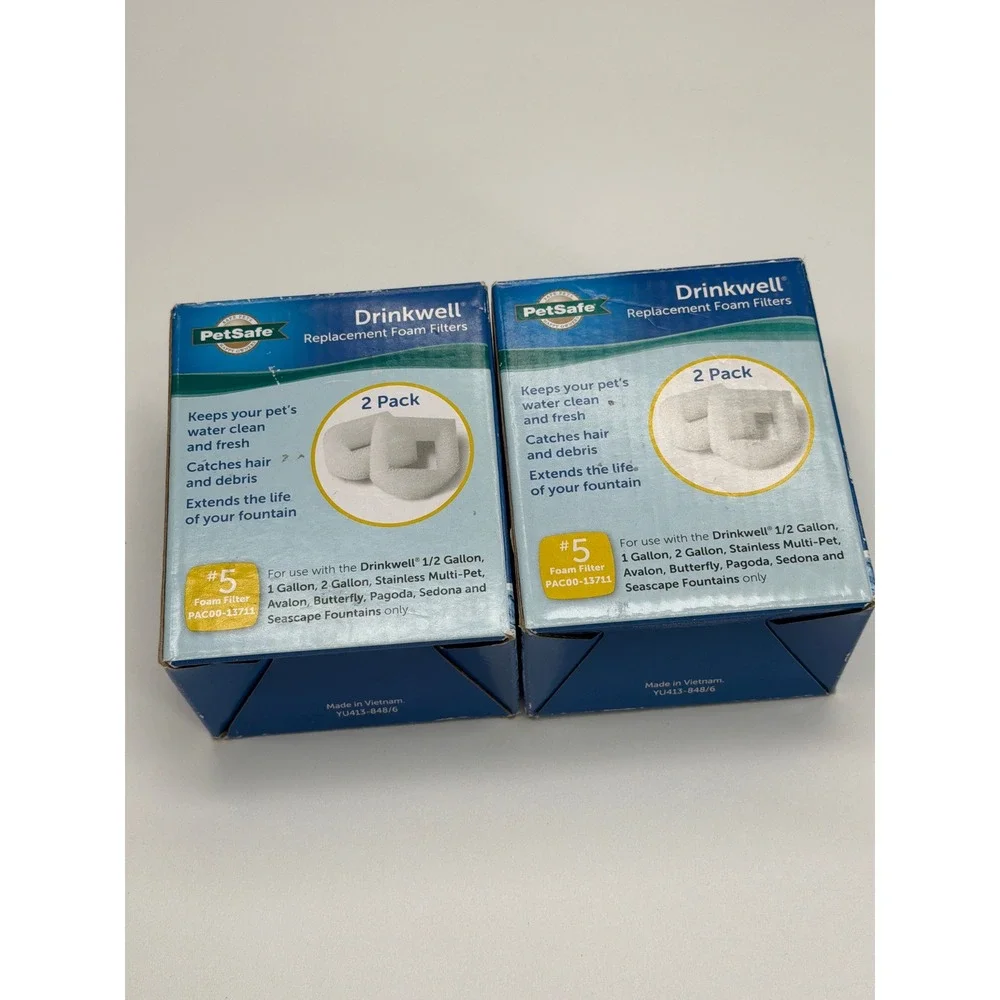 PetSafe Drinkwell‎ Replacement Foam Filters #5 PAC00-13711 2-Pack 3 Total